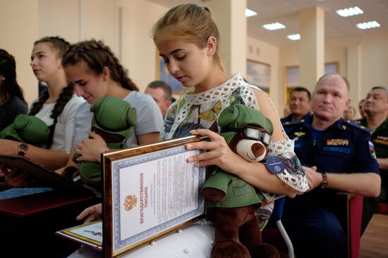 Первые 15 девушек стали курсантами Краснодарского летного училища