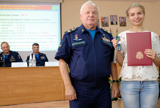 Первые 15 девушек стали курсантами Краснодарского летного училища