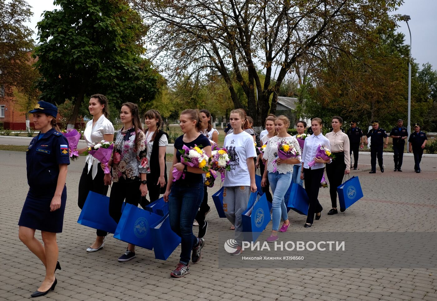 Первые 15 девушек стали курсантами Краснодарского летного училища