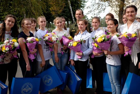 Первые 15 девушек стали курсантами Краснодарского летного училища