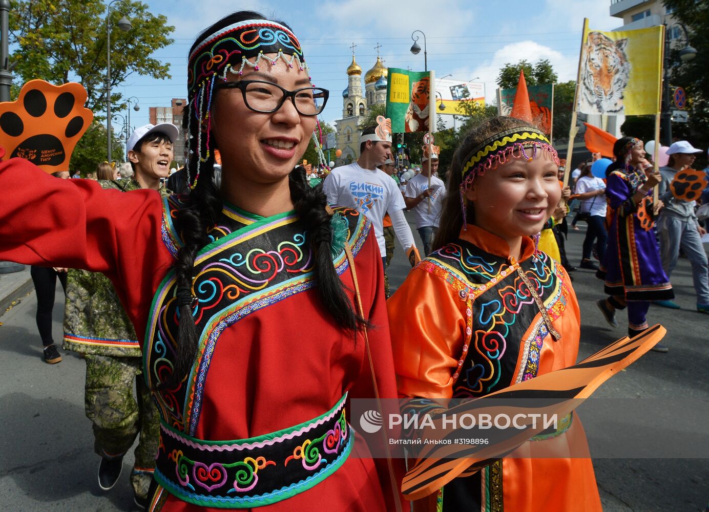 Празднование Дня тигра во Владивостоке