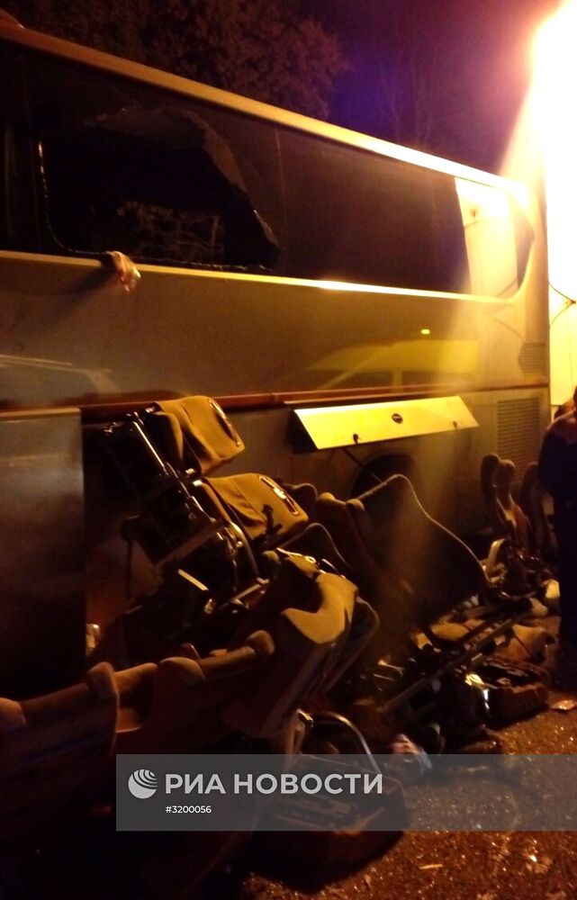 Крупное ДТП с автобусом произошло на Кубани