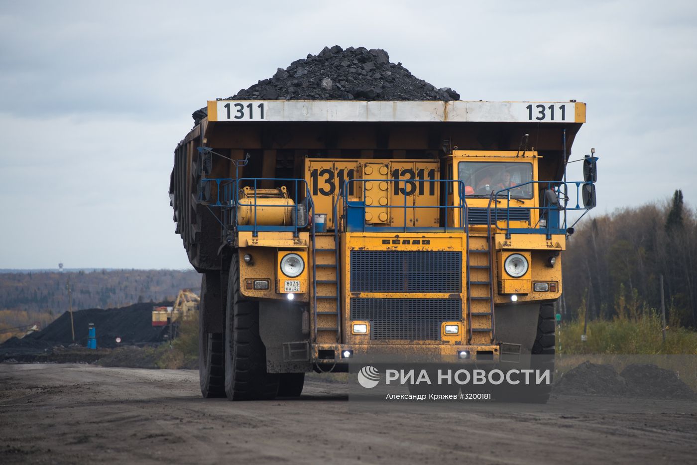 Угольный разрез "Черниговский" в Кемеровской области