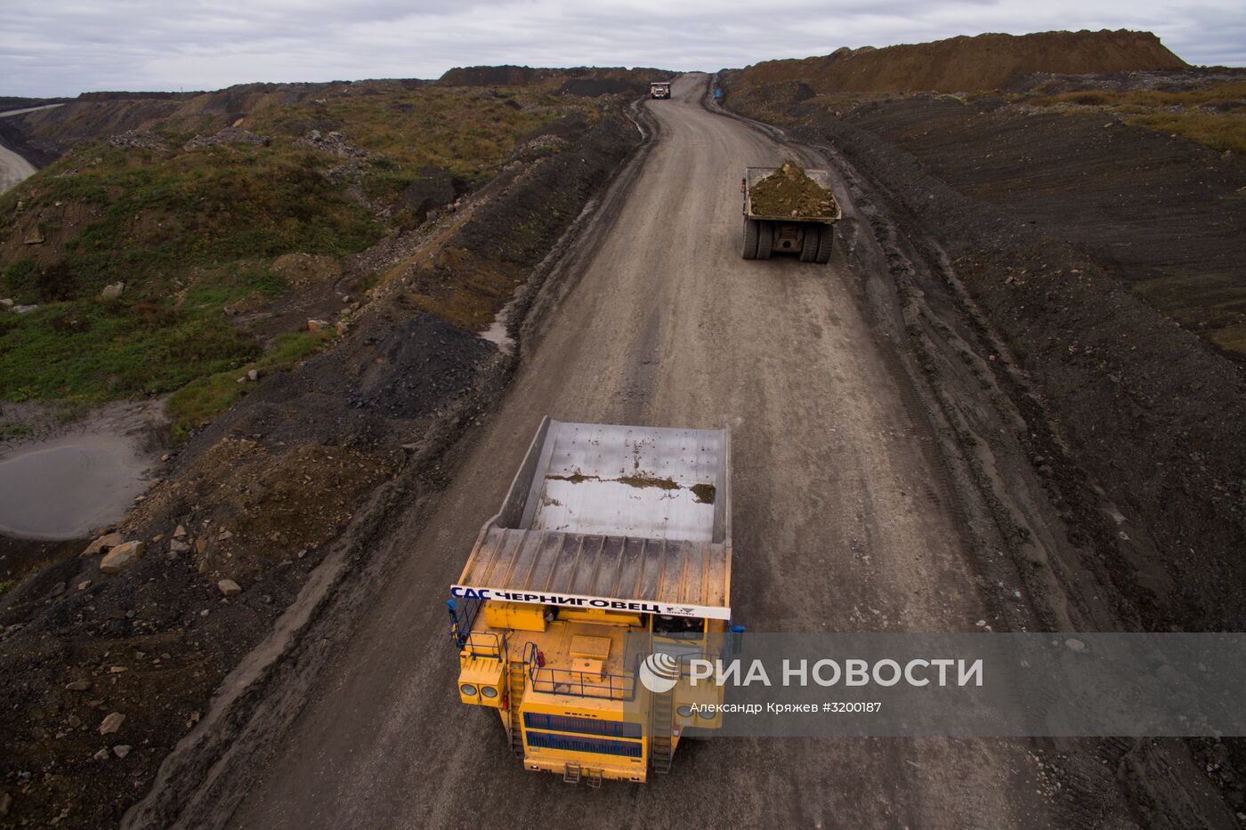 Угольный разрез "Черниговский" в Кемеровской области