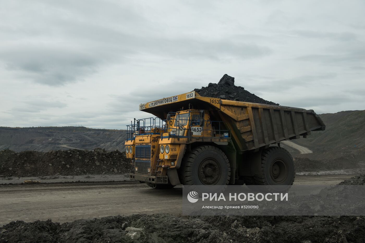 Угольный разрез "Черниговский" в Кемеровской области