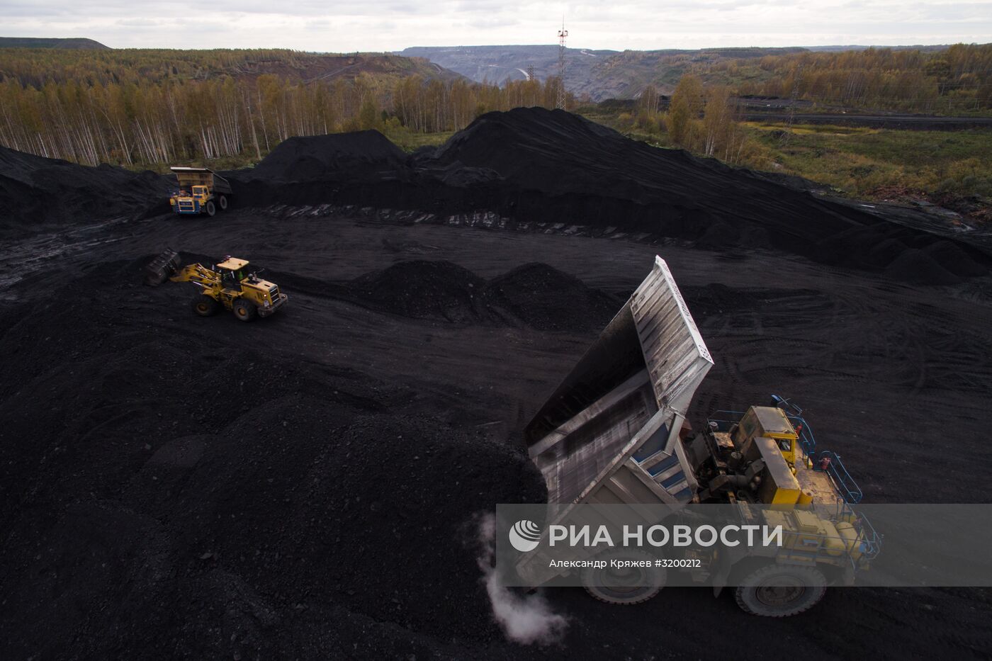 Угольный разрез "Черниговский" в Кемеровской области