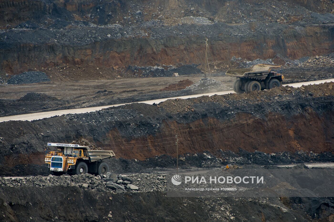 Угольный разрез "Черниговский" в Кемеровской области