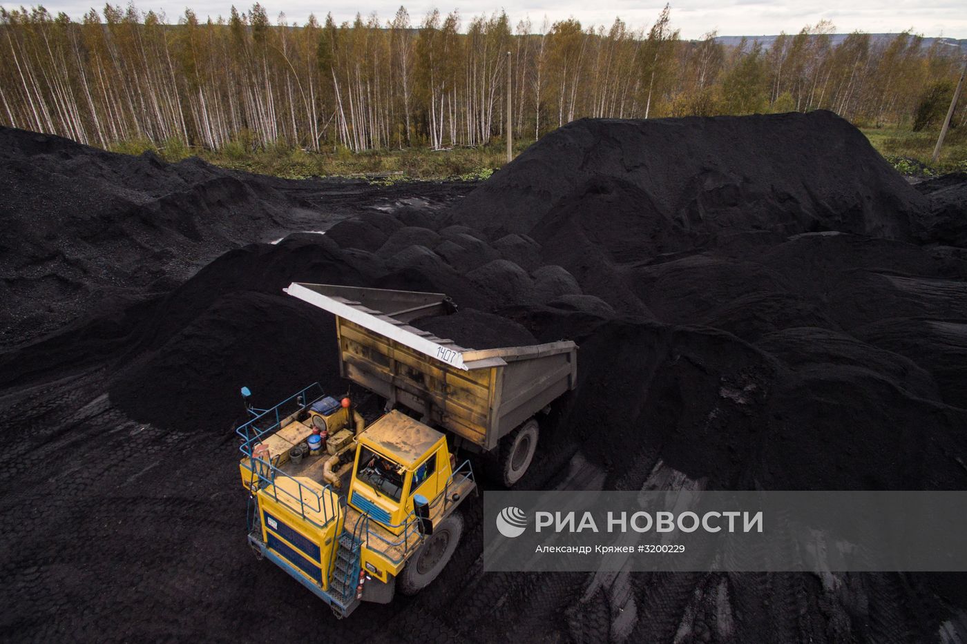 Угольный разрез "Черниговский" в Кемеровской области