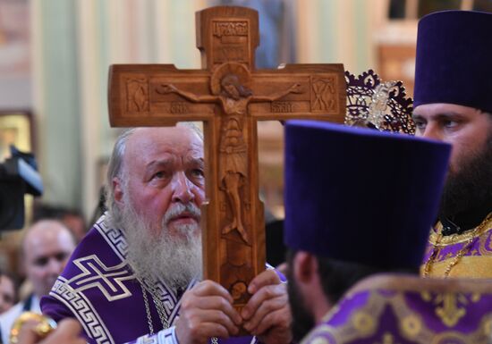 Рабочая поездка патриарха Кирилла в Астрахань