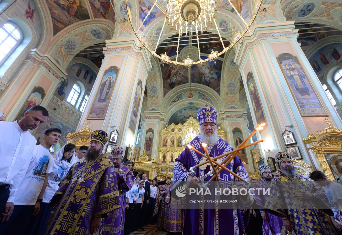 Рабочая поездка патриарха Кирилла в Астрахань