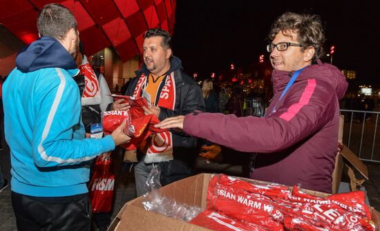 Футбол. Лига чемпионов. Матч "Спартак" - "Ливерпуль"
