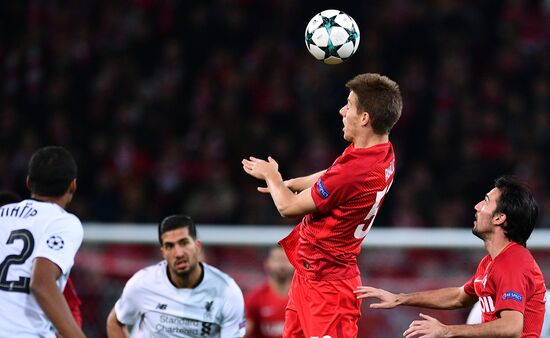 Футбол. Лига чемпионов. Матч "Спартак" - "Ливерпуль"