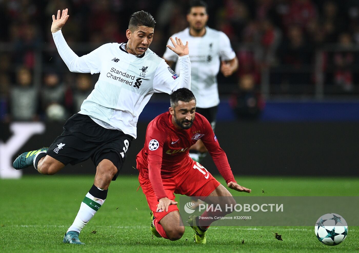 Футбол. Лига чемпионов. Матч "Спартак" - "Ливерпуль"