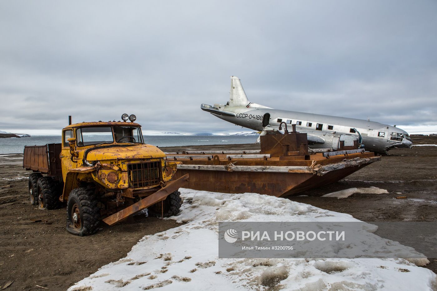 Полярная станция имени Эрнста Кренкеля на острове Хейса архипелага Земля Франца-Иосифа