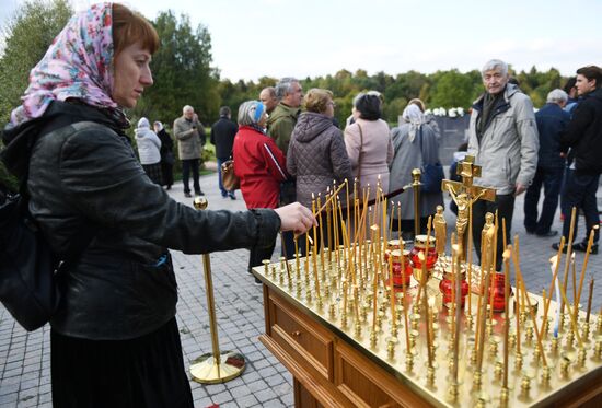 Часовня на Бутовском кладбище