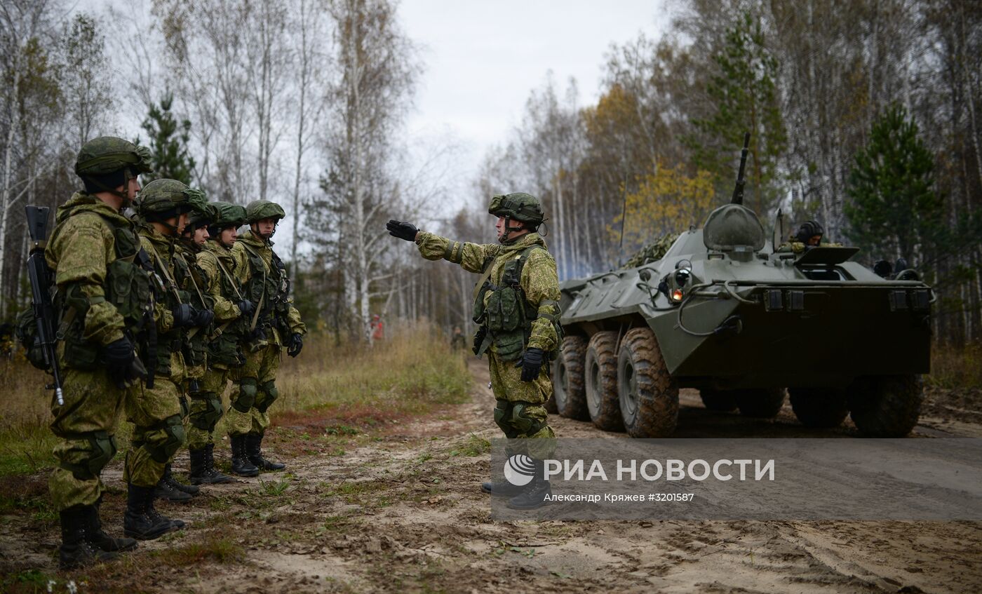 Учения с Новосибирской ракетной дивизией РВСН