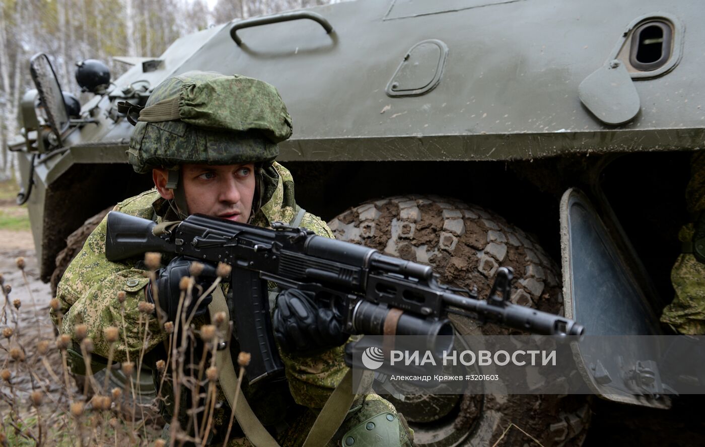 Учения с Новосибирской ракетной дивизией РВСН