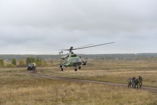 Танковые учения на Чебаркульском полигоне