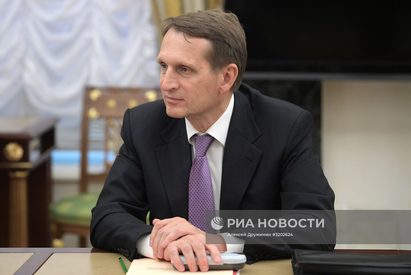 Президент РФ В. Путин провел заседание Совбеза РФ