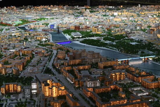 Макет Москвы представлен на ВДНХ