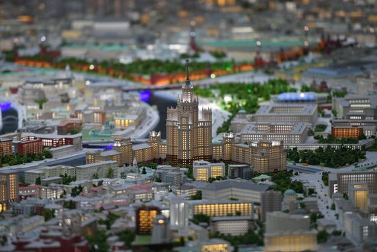 Макет Москвы представлен на ВДНХ