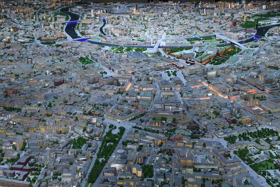 Макет Москвы представлен на ВДНХ