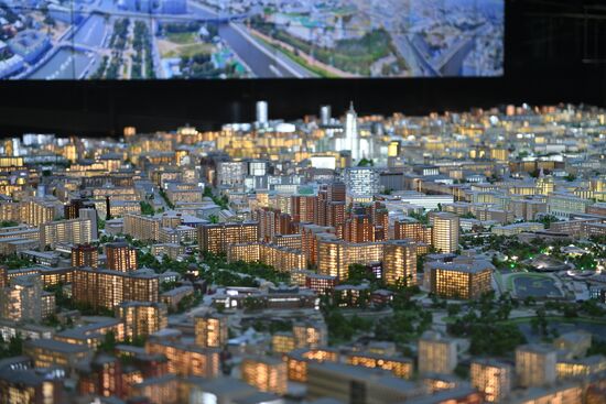 Макет Москвы представлен на ВДНХ