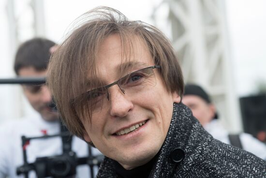 Закладка яблоневого сада на территории кинокомплекса "Главкино"