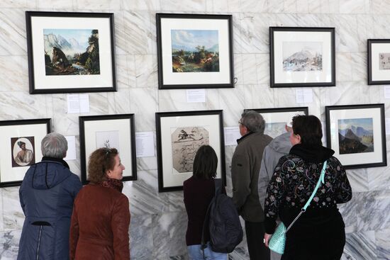 Экспозиция "Лермонтов-художник" открылась в Нарзанной галерее Кисловодска