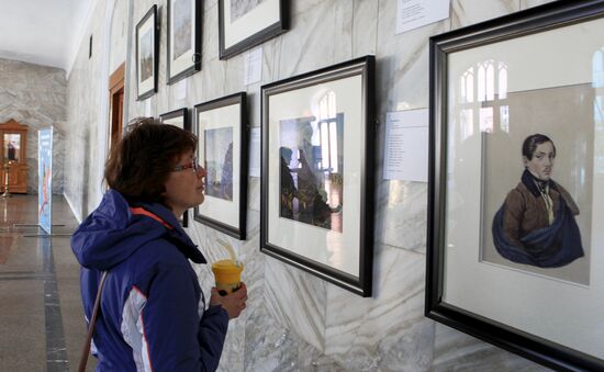 Экспозиция "Лермонтов-художник" открылась в Нарзанной галерее Кисловодска