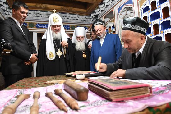 Визит патриарха Кирилла в Узбекистан