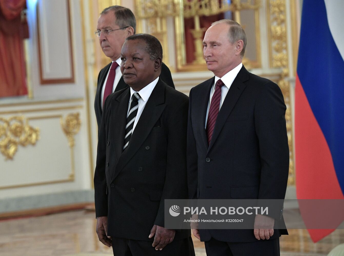 Президент РФ В. Путин принял верительные грамоты у 20 послов иностранных государств