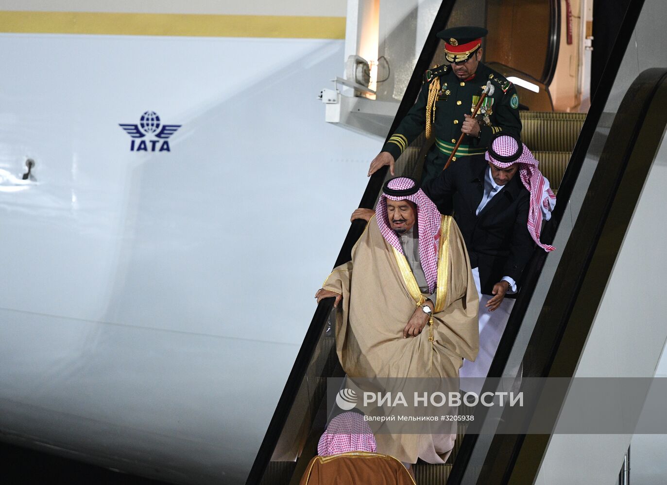 Прилет короля Саудовской Аравии С. Аль-Сауда в Москву