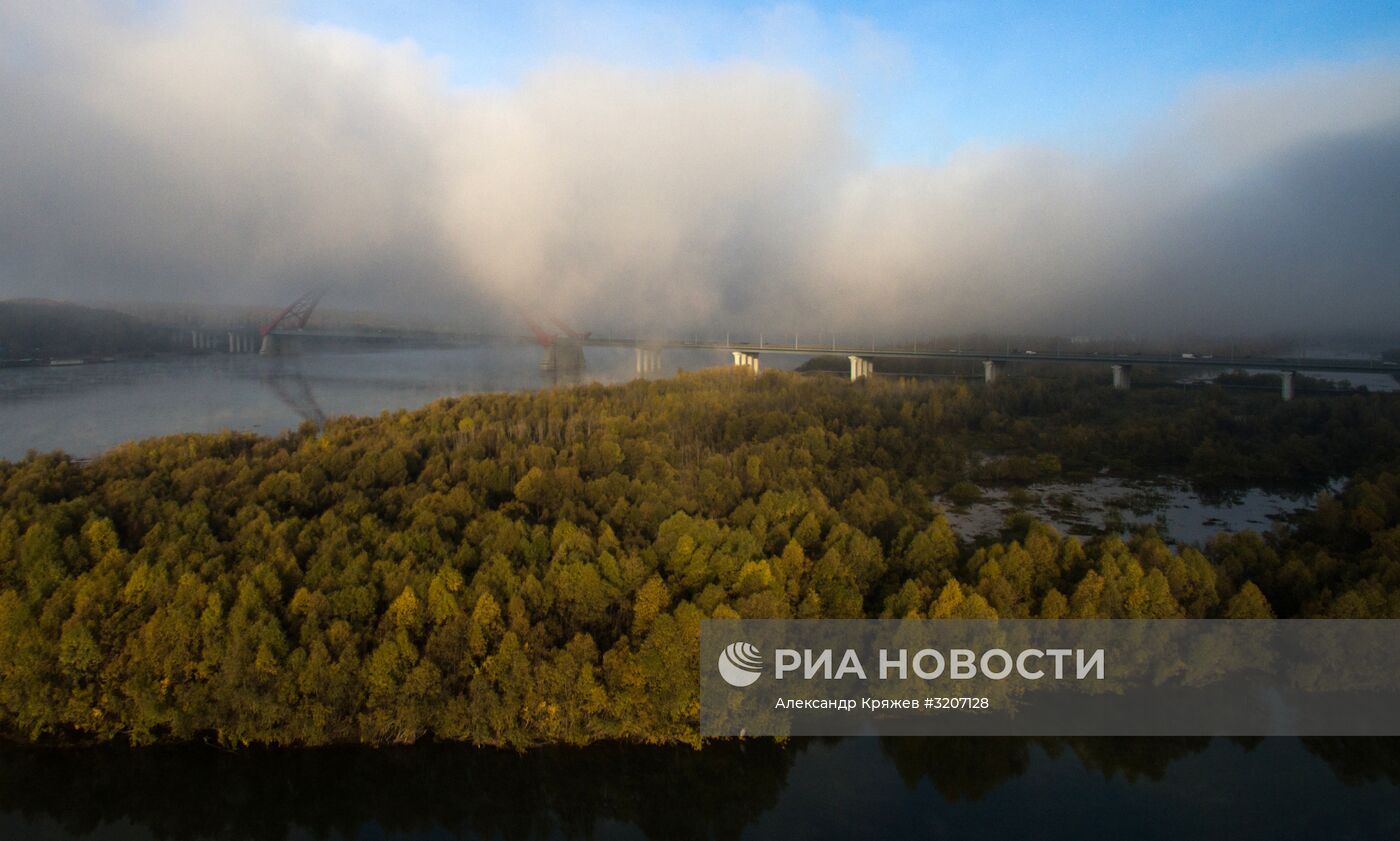 Туманы в Новосибирске