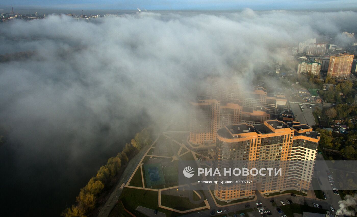 Туманы в Новосибирске