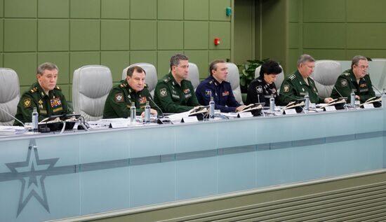 Министр обороны С.Шойгу провел селекторное совещание с руководством ВС РФ