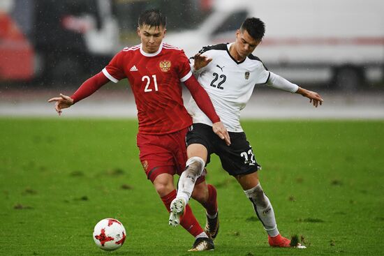 Футбол. Отборочный матч ЧЕ-2019 среди молодежных сборных. Россия - Австрия