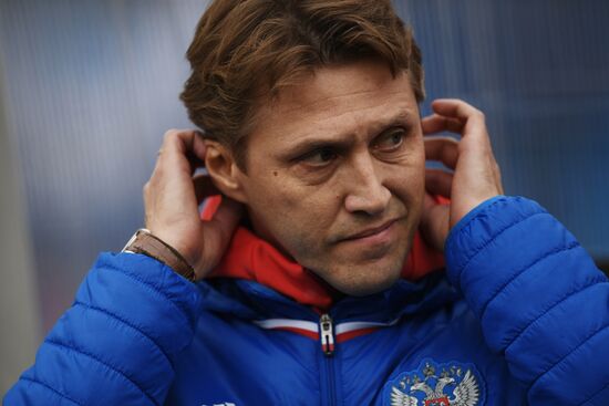 Футбол. Отборочный матч ЧЕ-2019 среди молодежных сборных. Россия - Австрия