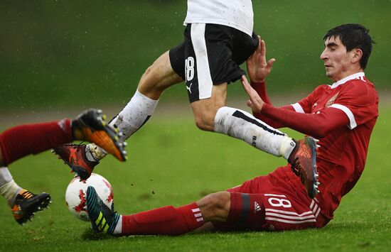 Футбол. Отборочный матч ЧЕ-2019 среди молодежных сборных. Россия - Австрия