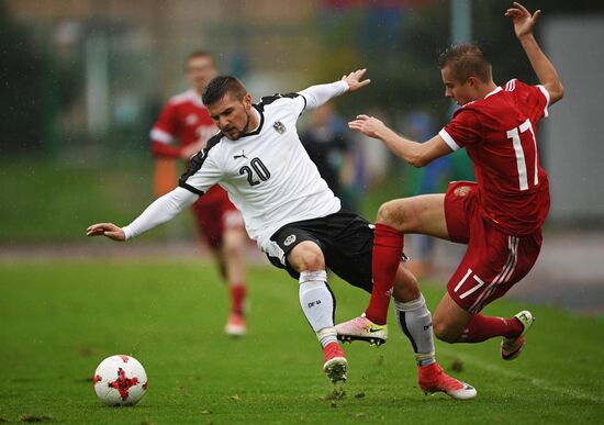 Футбол. Отборочный матч ЧЕ-2019 среди молодежных сборных. Россия - Австрия