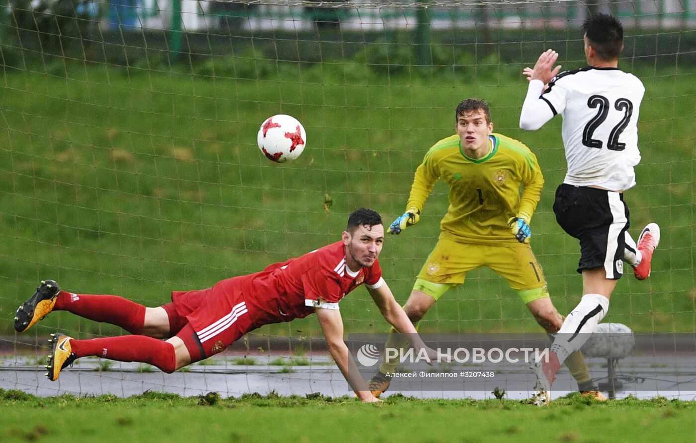 Футбол. Отборочный матч ЧЕ-2019 среди молодежных сборных. Россия - Австрия