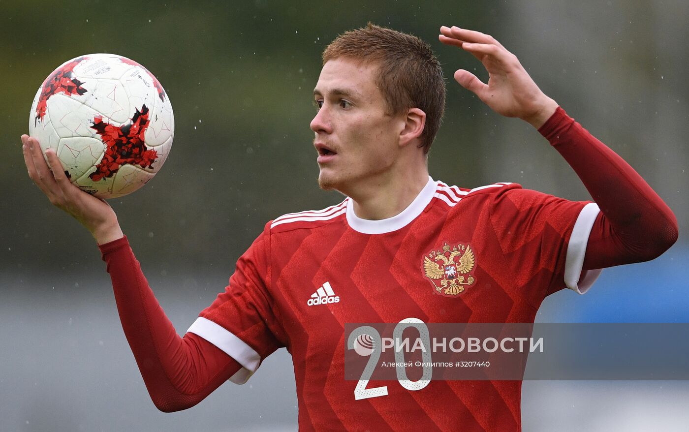 Футбол. Отборочный матч ЧЕ-2019 среди молодежных сборных. Россия - Австрия