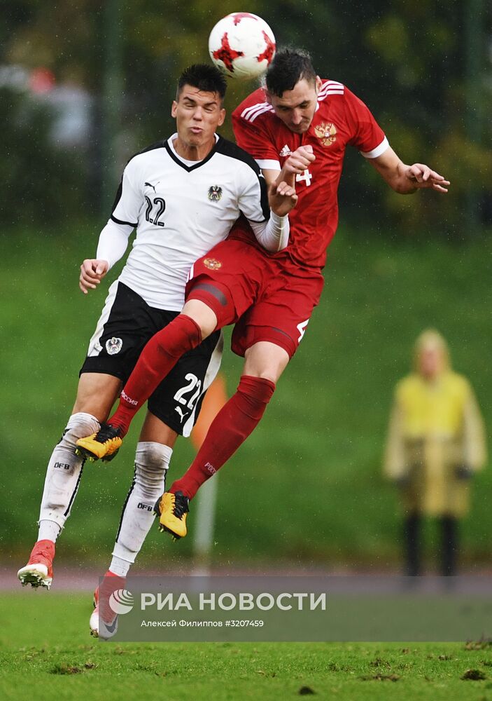 Футбол. Отборочный матч ЧЕ-2019 среди молодежных сборных. Россия - Австрия