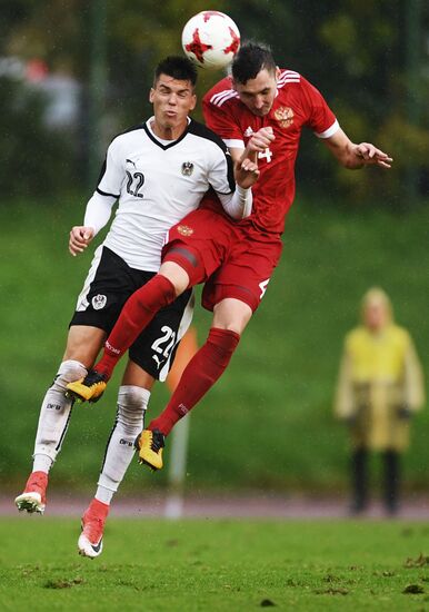 Футбол. Отборочный матч ЧЕ-2019 среди молодежных сборных. Россия - Австрия