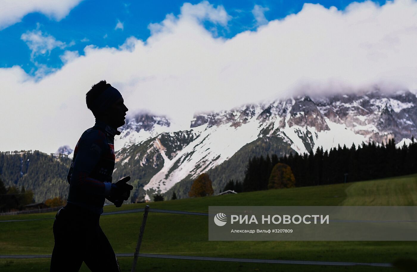 Тренировочный сбор мужской сборной России по биатлону в австрийском Рамзау