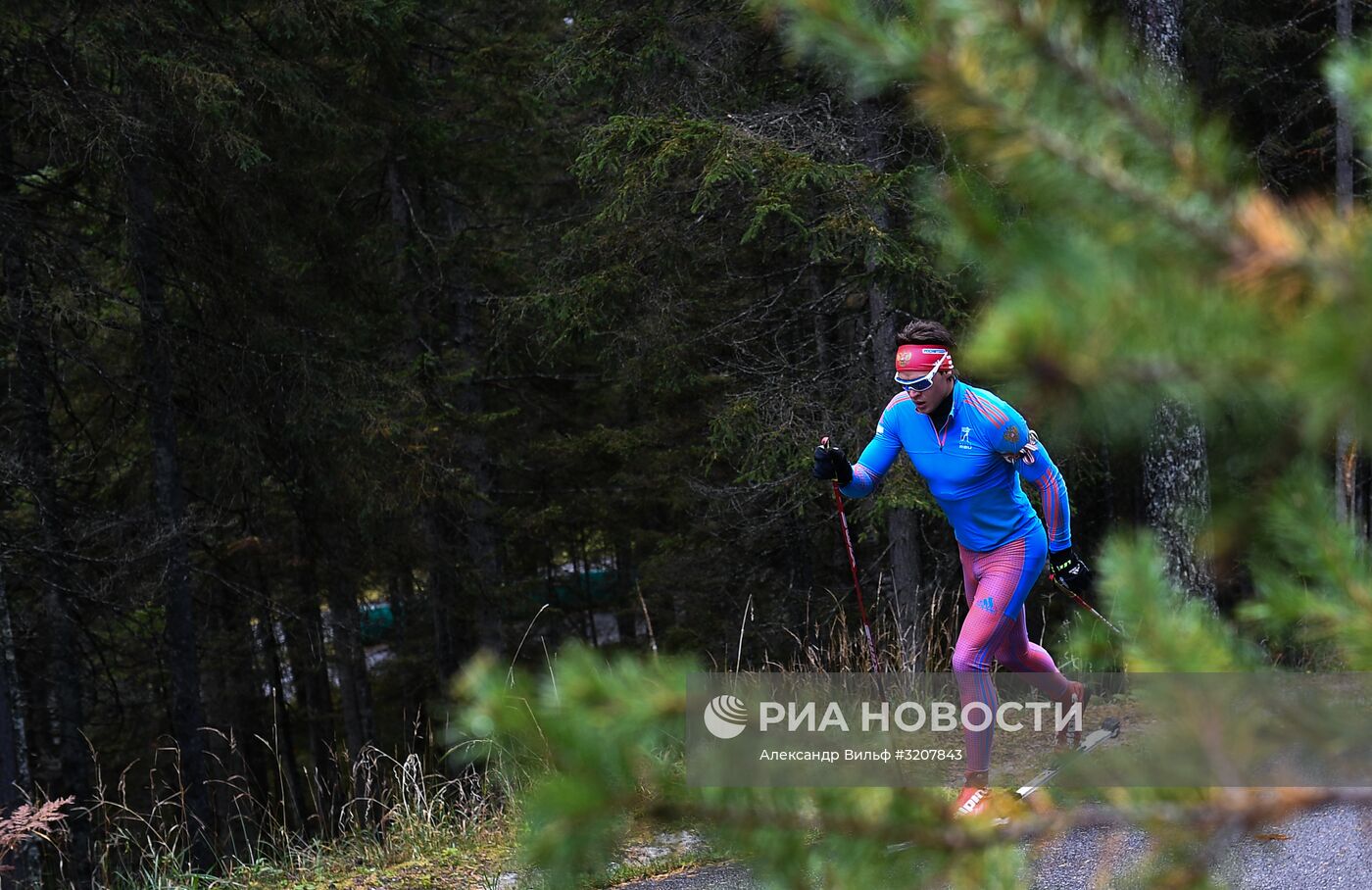 Тренировочный сбор мужской сборной России по биатлону в австрийском Рамзау