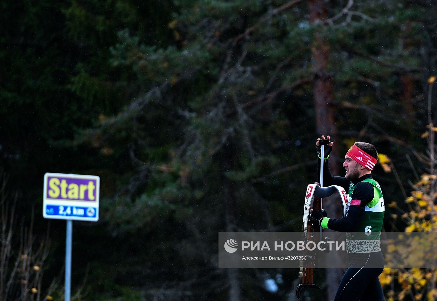 Тренировочный сбор мужской сборной России по биатлону в австрийском Рамзау