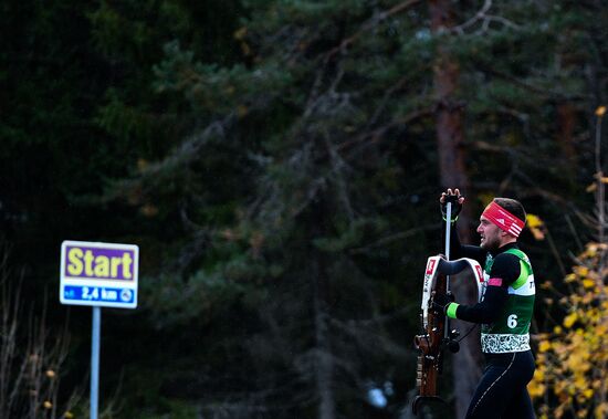 Тренировочный сбор мужской сборной России по биатлону в австрийском Рамзау