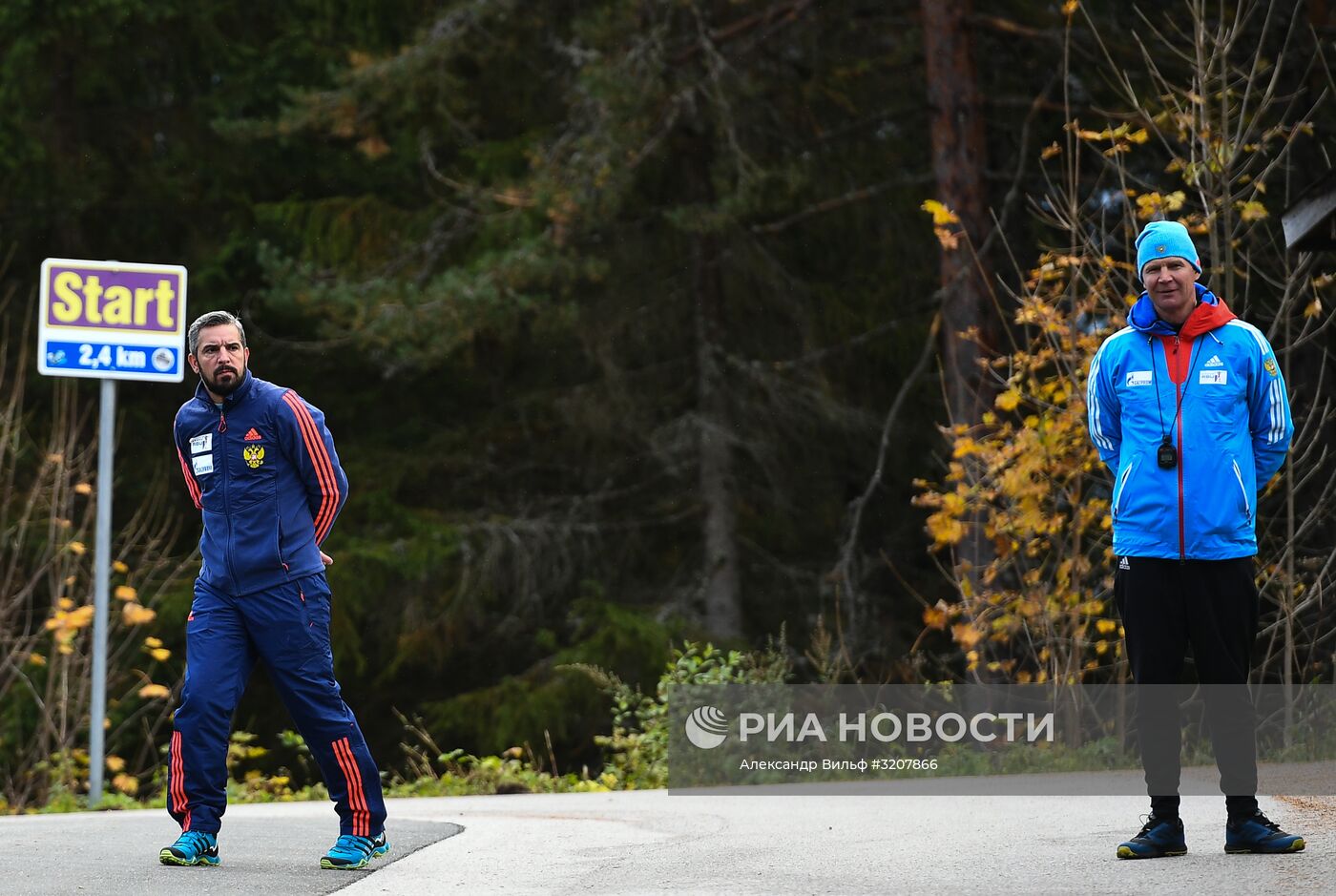 Тренировочный сбор мужской сборной России по биатлону в австрийском Рамзау