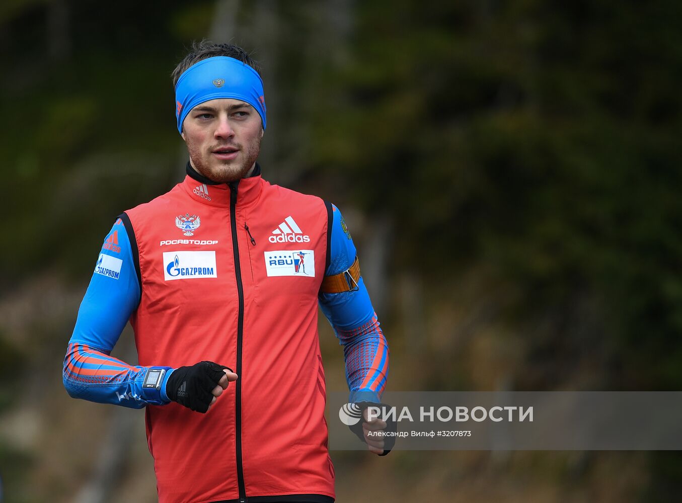 Тренировочный сбор мужской сборной России по биатлону в австрийском Рамзау